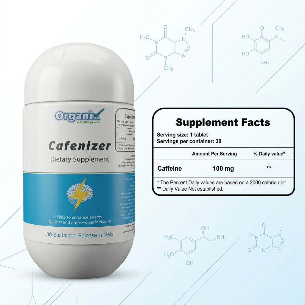 كافينايزر-cafenizer-أقراص-كافيين-ممتد-المفعول-30-قرص